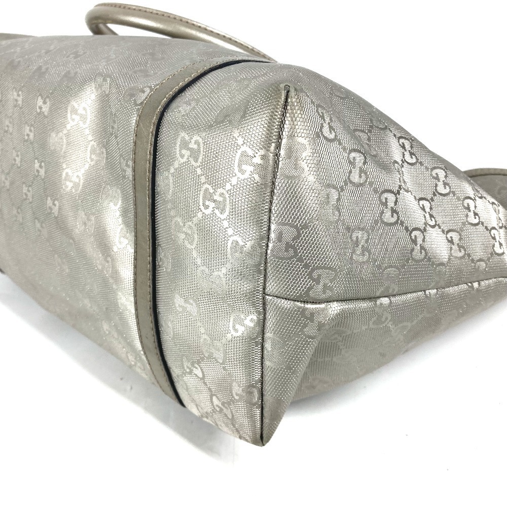 GUCCI GG Imprime Logo Bag Shoulder Tote Beige - Picture 6 of 15